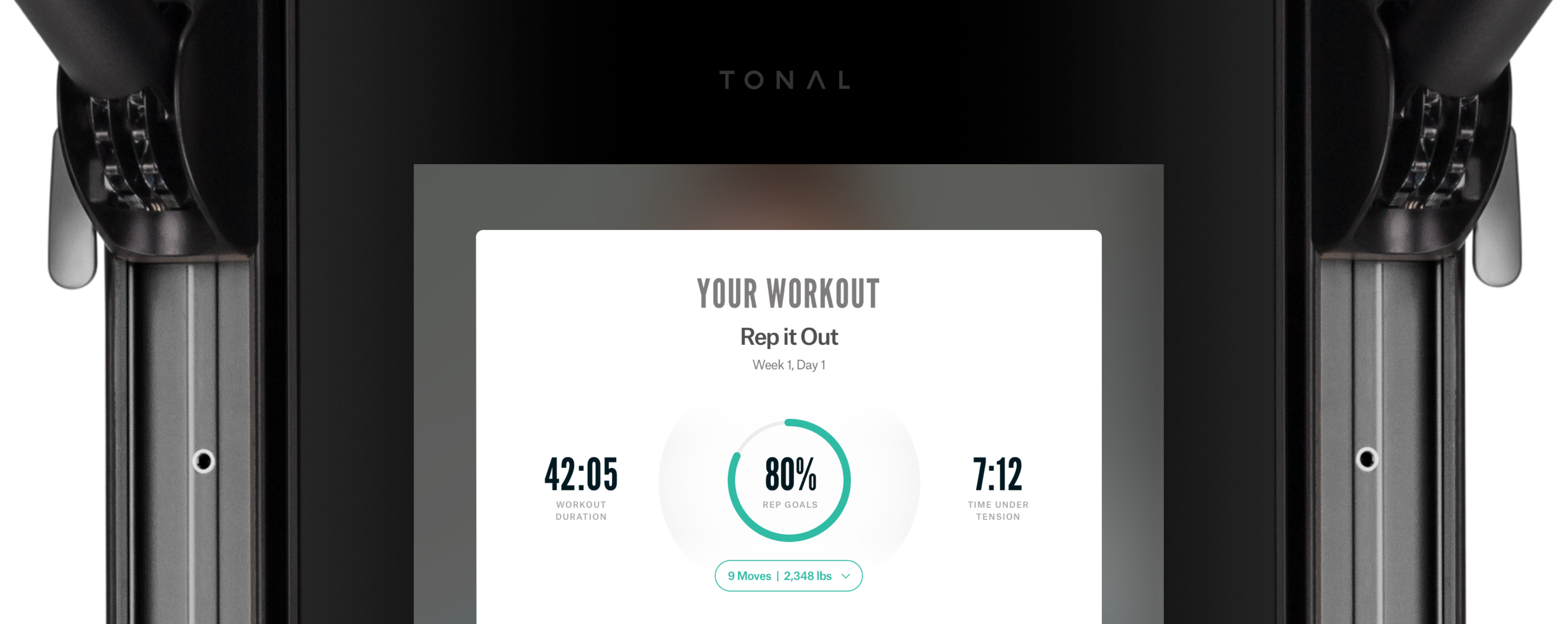 Check out your Workout Summary on Tonal