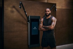 LeBron James standing in front of Tonal