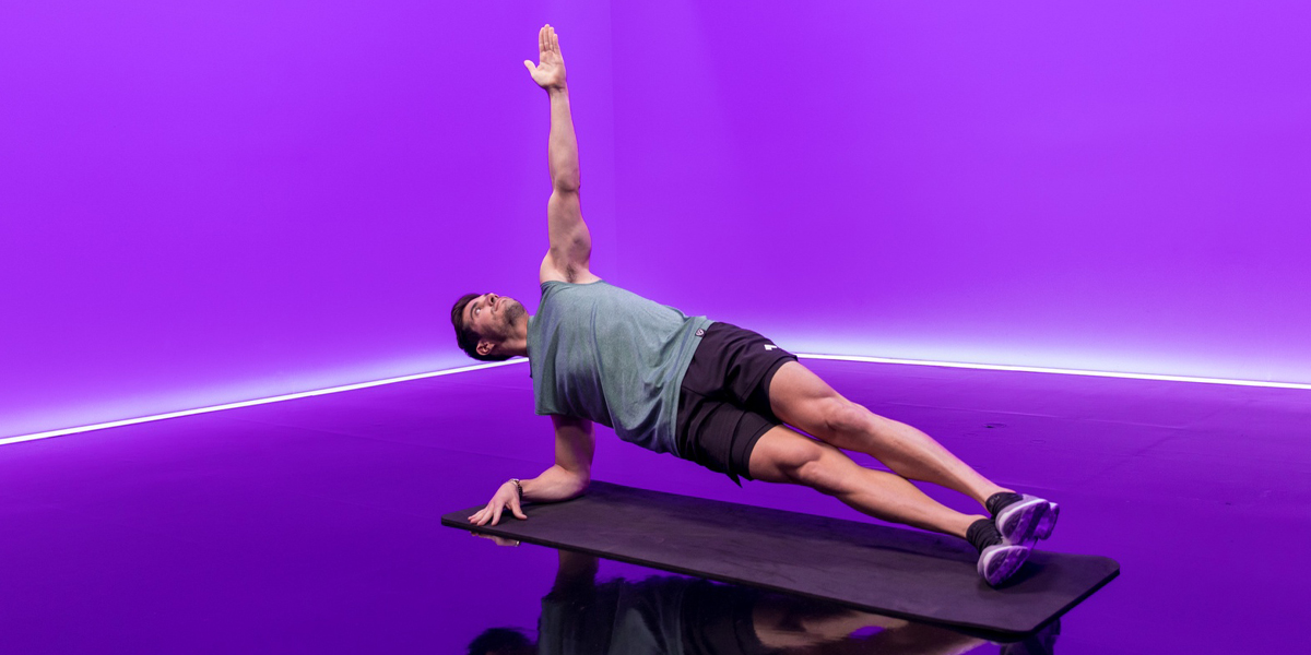 Quick Fit: Core on the Floor with Coach Trace is one of Tonal's great on-the-go workouts. 