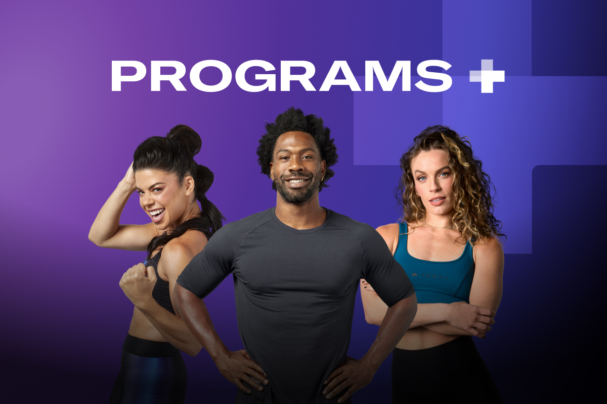 Programs+ on Tonal, with featured coaches