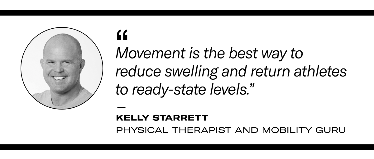 Kelly Starrett on movement over icing.