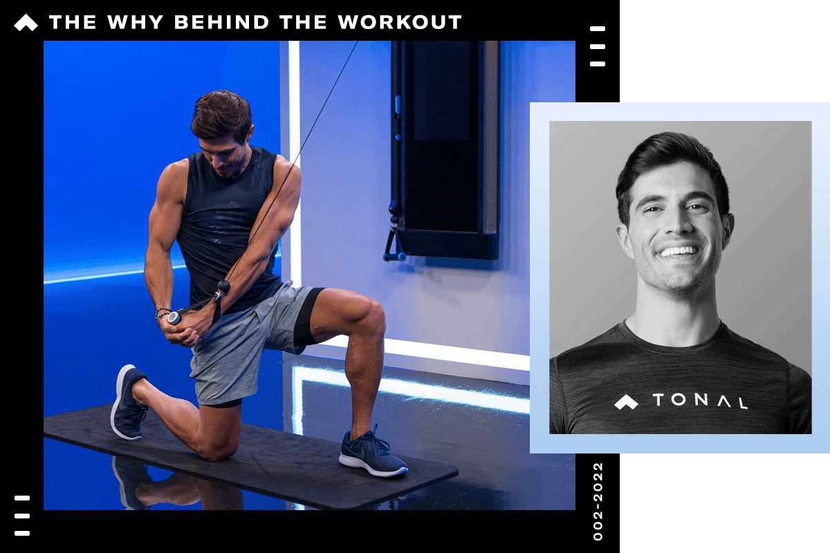Why Behind the Workout: Fundamentally Fit with Tonal coach Trace Gotsis is perfect for beginner strength training.