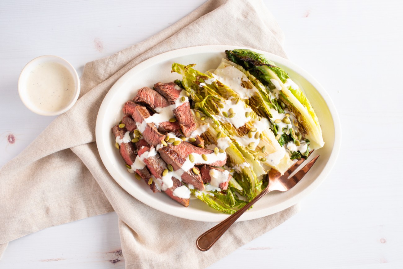 grilled steak caesar salad recipe