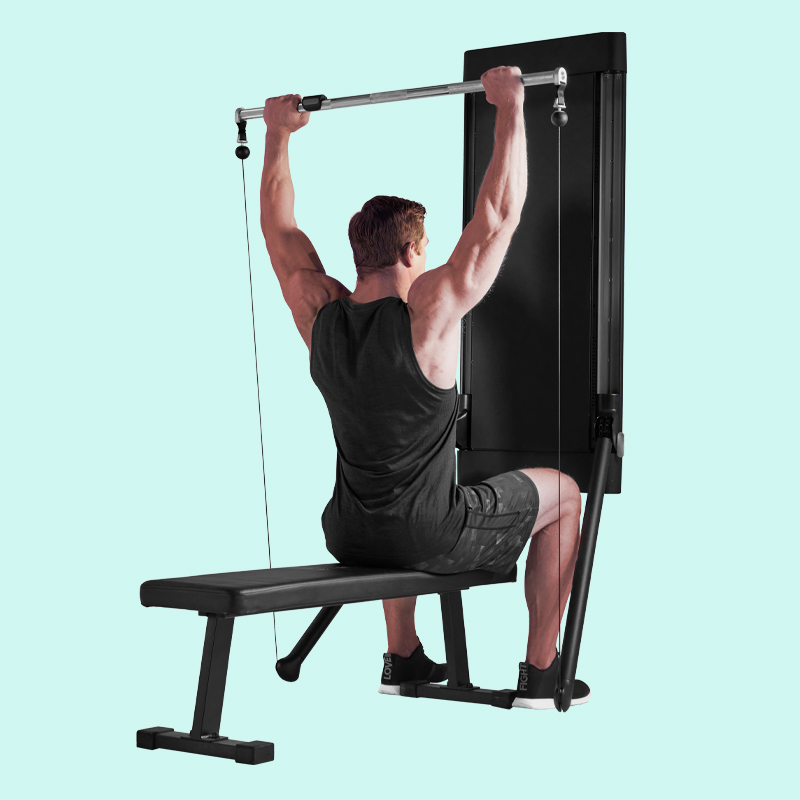 Barbell seated overhead press