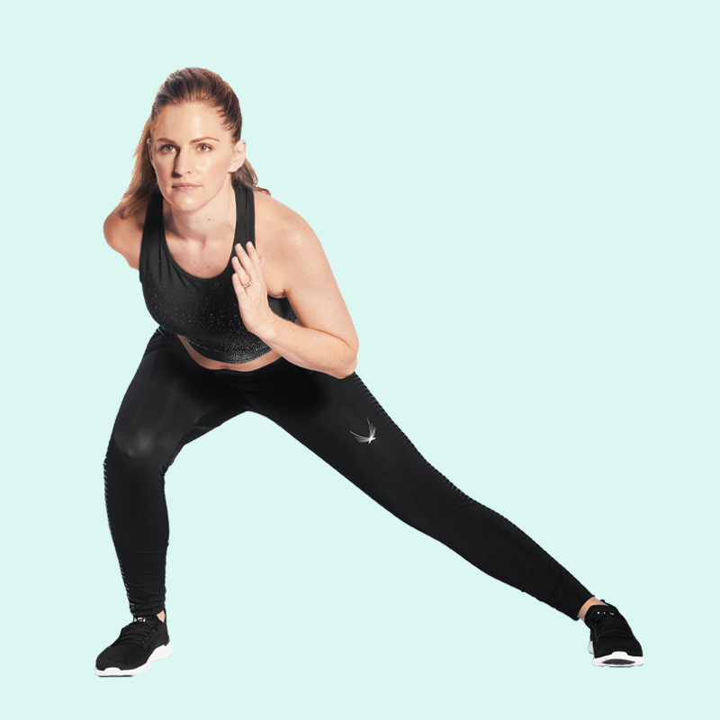 Lateral lunge; at-home glute exercise