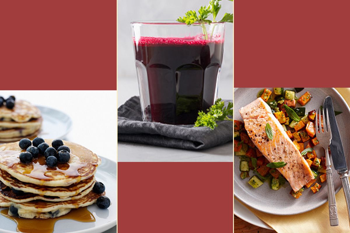 What to eat before a HIIT workout: whole wheat pancakes; beetroot juice; or salmon and vegetables.